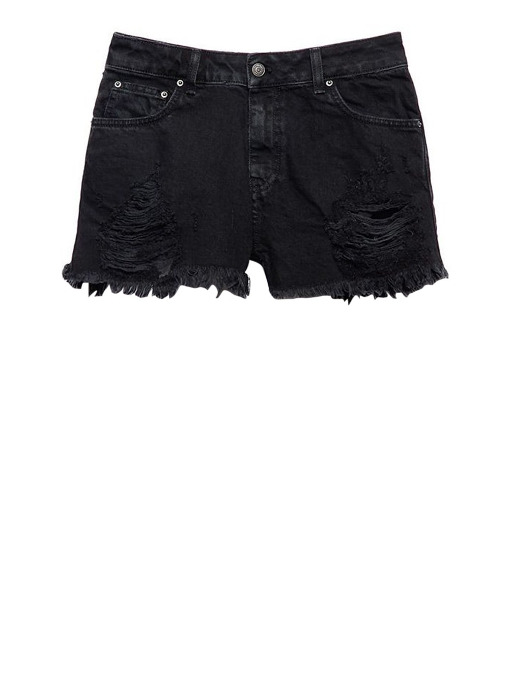 aniye by marissa damen jeans shorts - schwarz größe 28