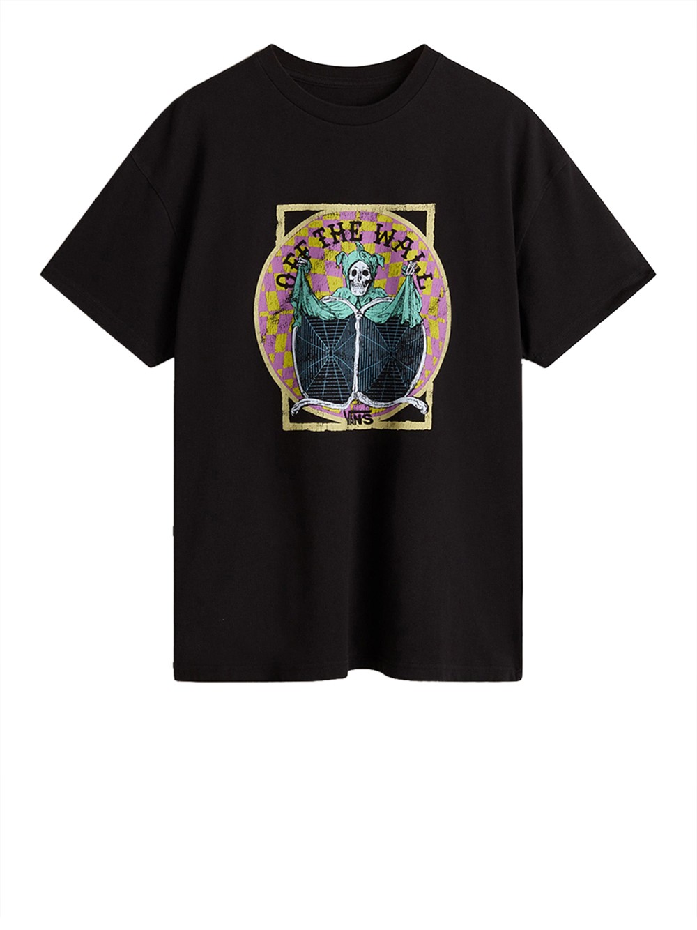 vans t-shirt schwarz - damen größe m