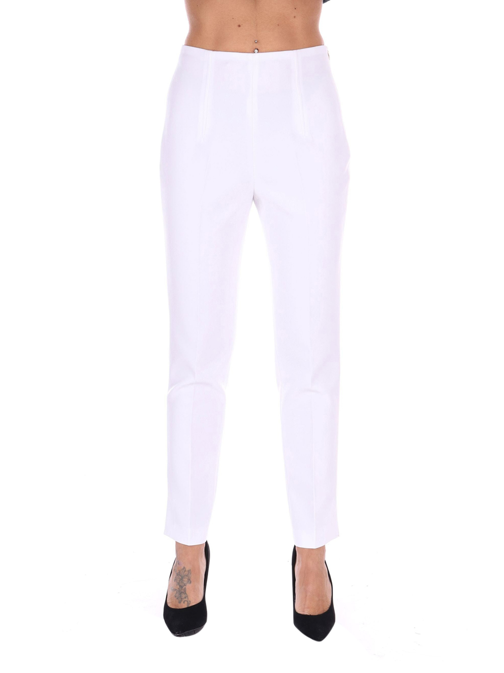 Liu-Jo Donna Bianco Pantalone Slim Liu Jo Da