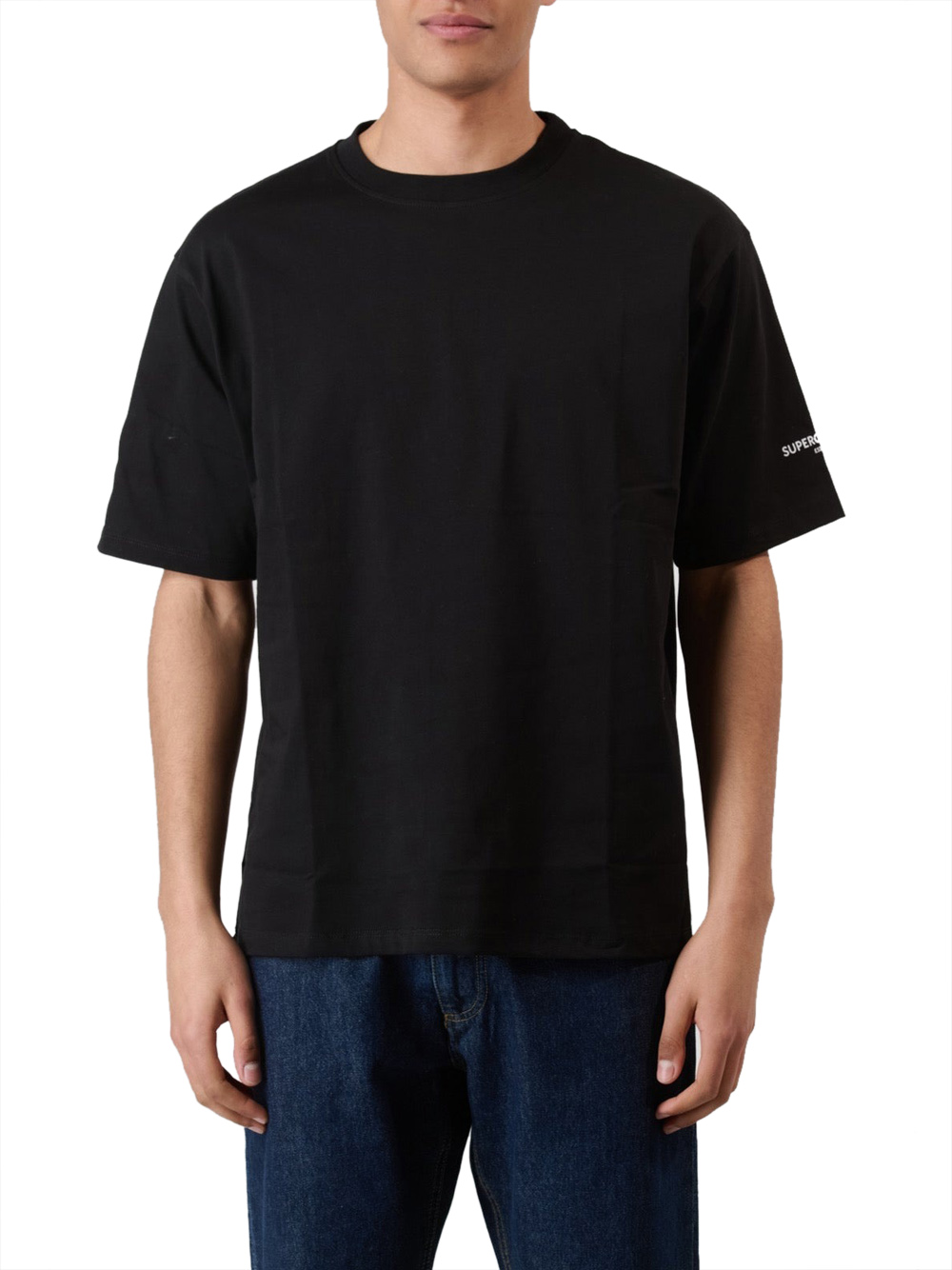 superculture t-shirt für männer - schwarz größe l