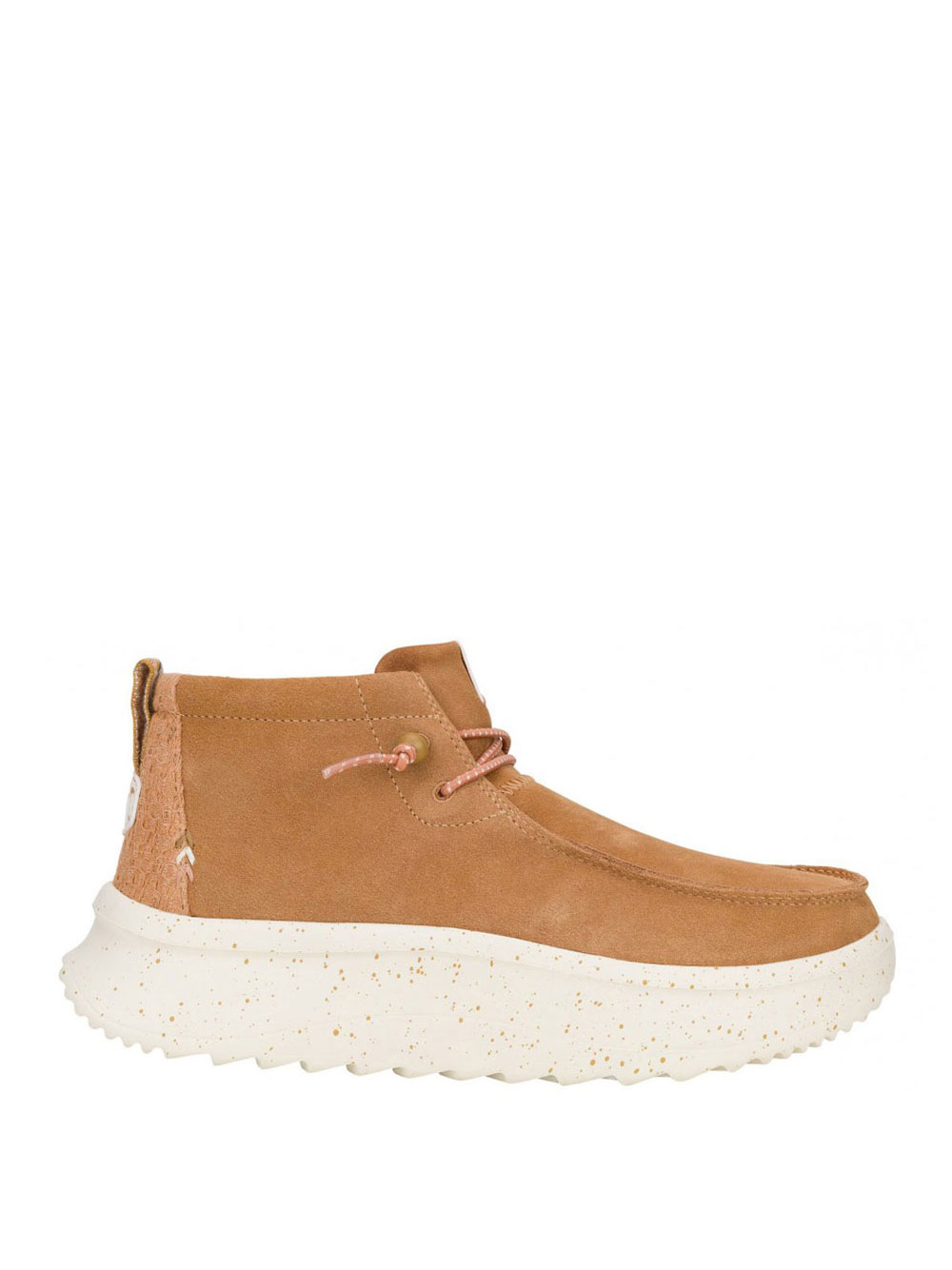 hey dude wendy peak hi wildleder damen stiefel - beige größe 39