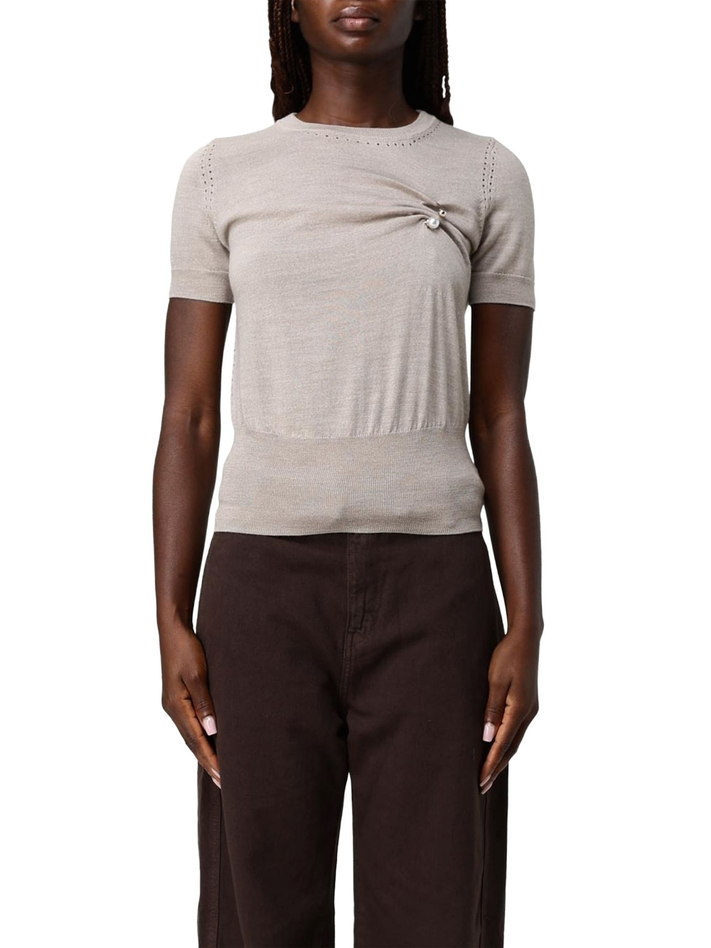 Liu-Jo Donna Beige Maglia Liu Jo Da