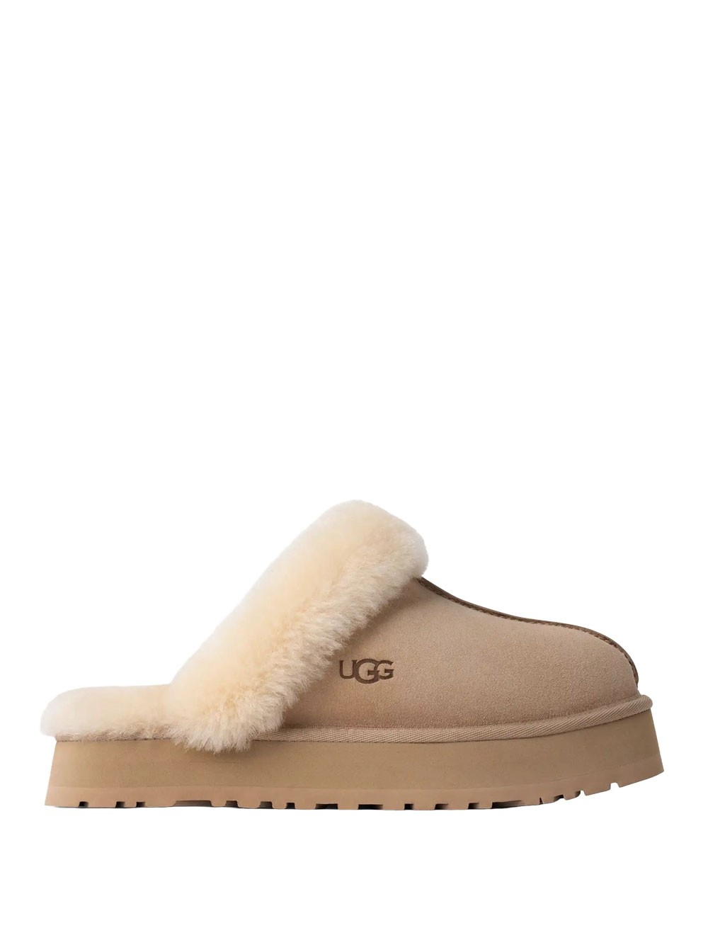 ugg disquette damen hausschuhe - elfenbein größe 37