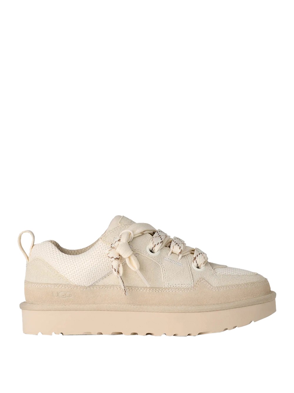 ugg lo lowmel damen turnschuhe - elfenbein größe 38