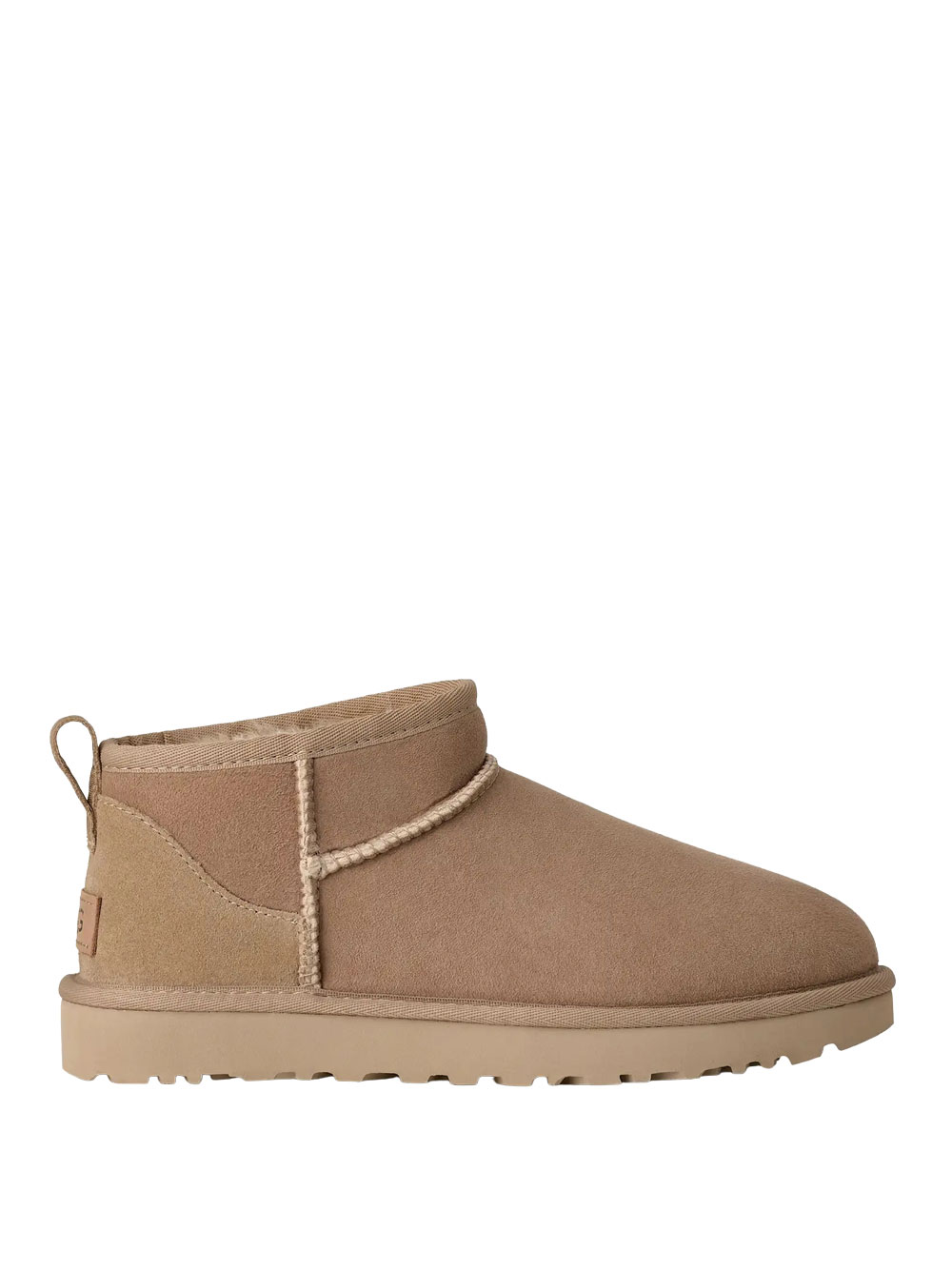 ugg classic ultra mini stiefel für frauen - elfenbein größe 41