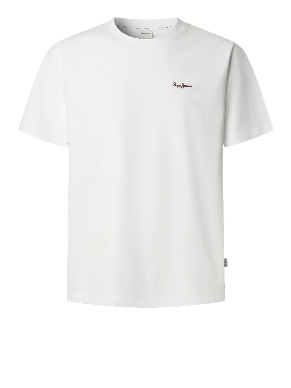 t-shirt pepe jeans contrast connor da uomo - bianco taglia m