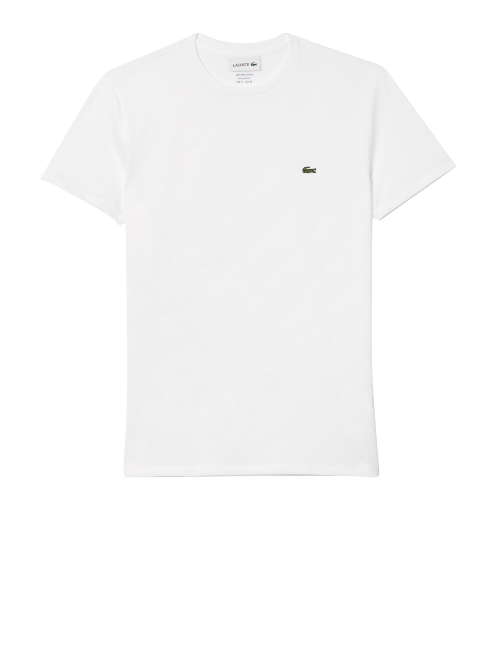 Lacoste Uomo Bianco T-Shirt Da