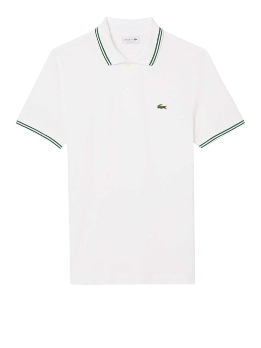 Lacoste Uomo Bianco Polo Da