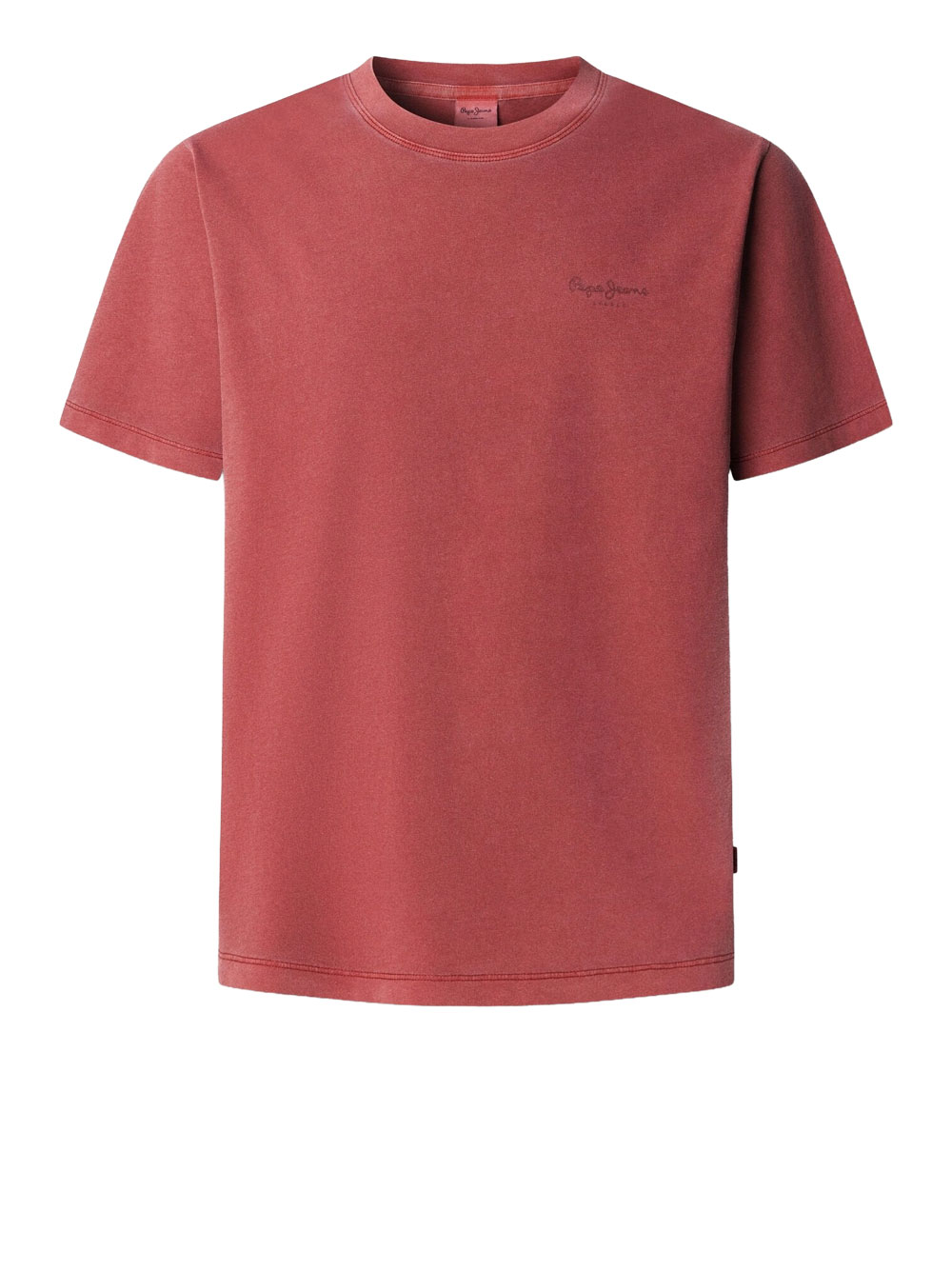 t-shirt pepe jeans jacko da uomo - bordeaux taglia xxl