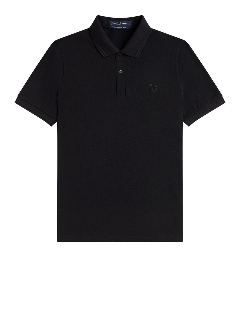 polo fred perry twin tipped da uomo - nero