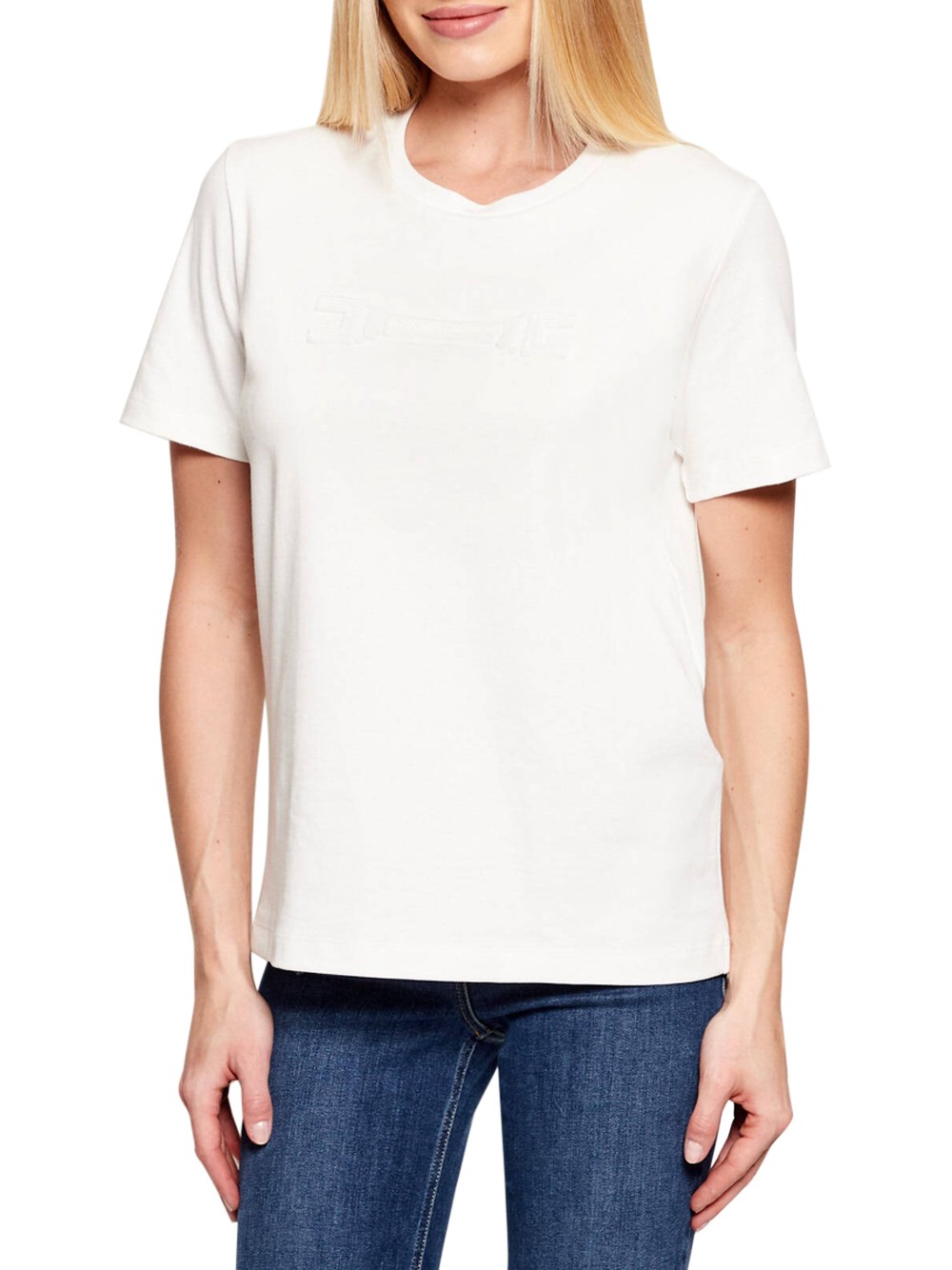 t-shirt elisabetta franchi da donna - gesso