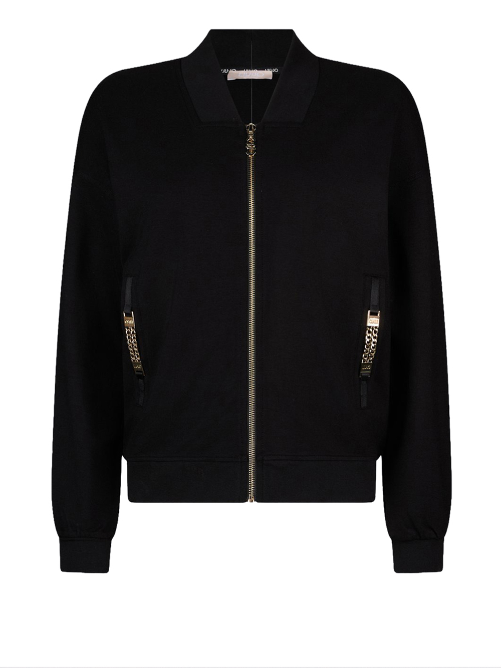 Liu-Jo Donna Nero Felpa Zip Liu Jo Da