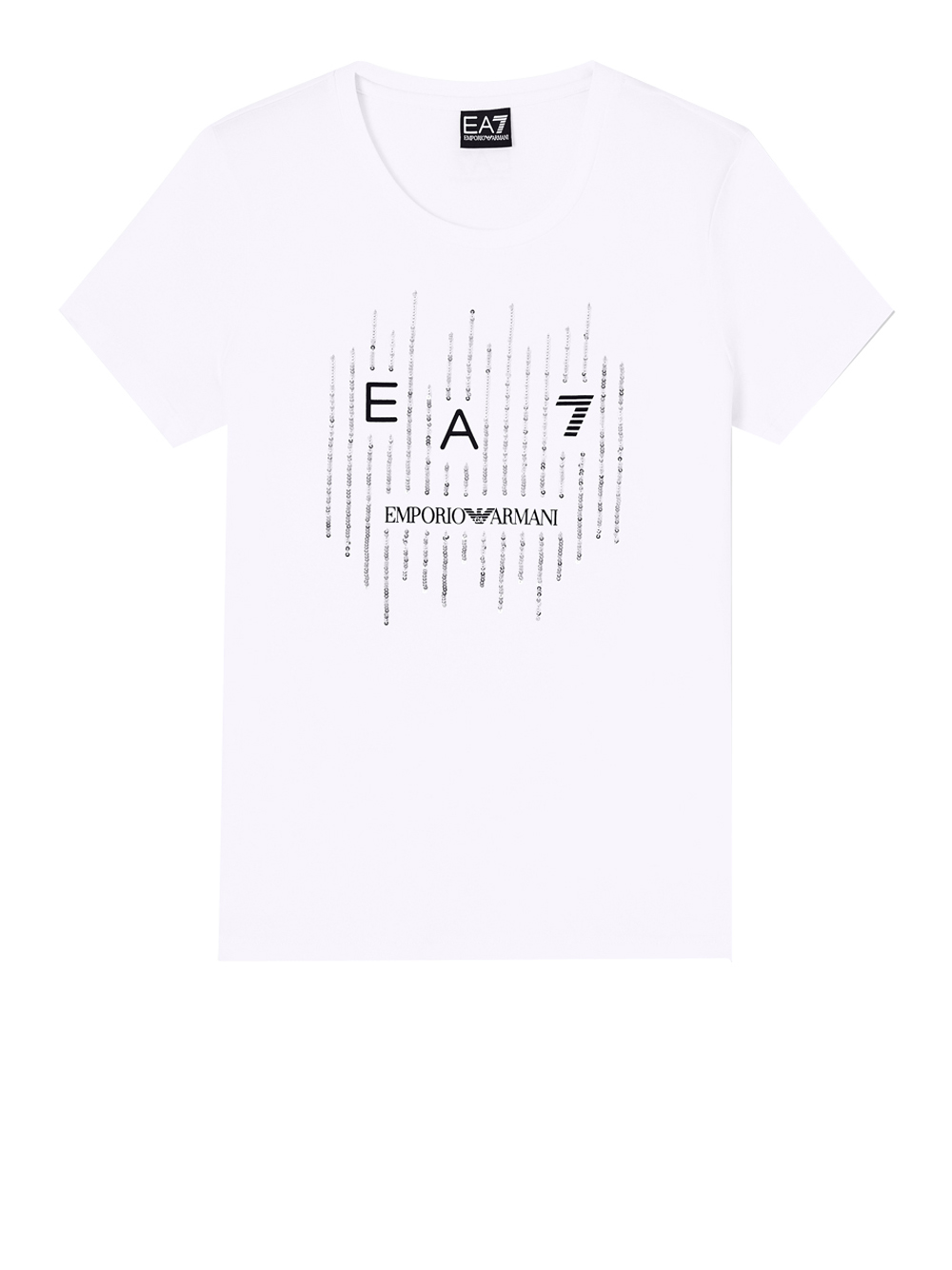 Ea7 Donna Bianco T-Shirt Da