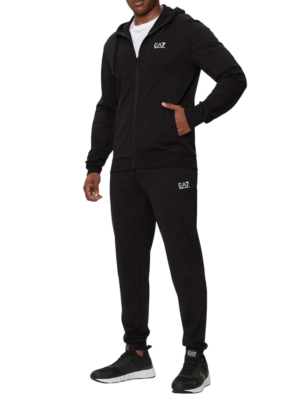 Ea7 Uomo Nero Tuta Sportiva Da