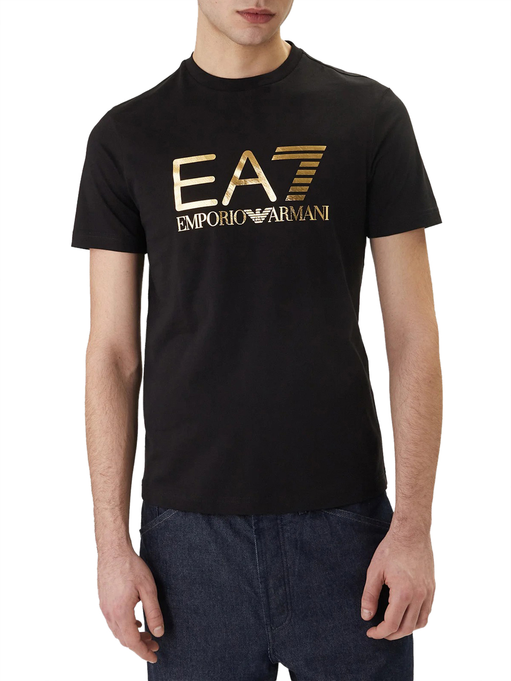 Ea7 Uomo Nero T-Shirt Da