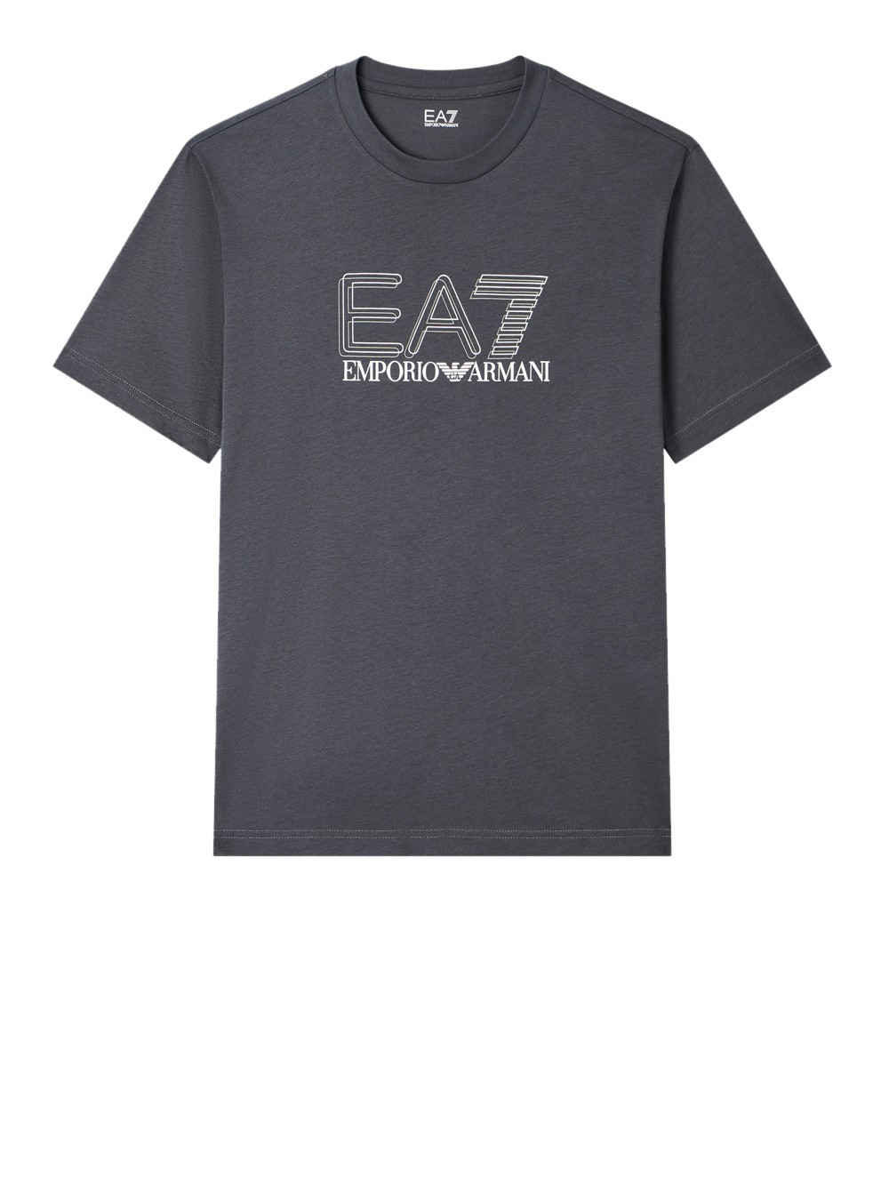 Ea7 Uomo Grigio T-Shirt Da