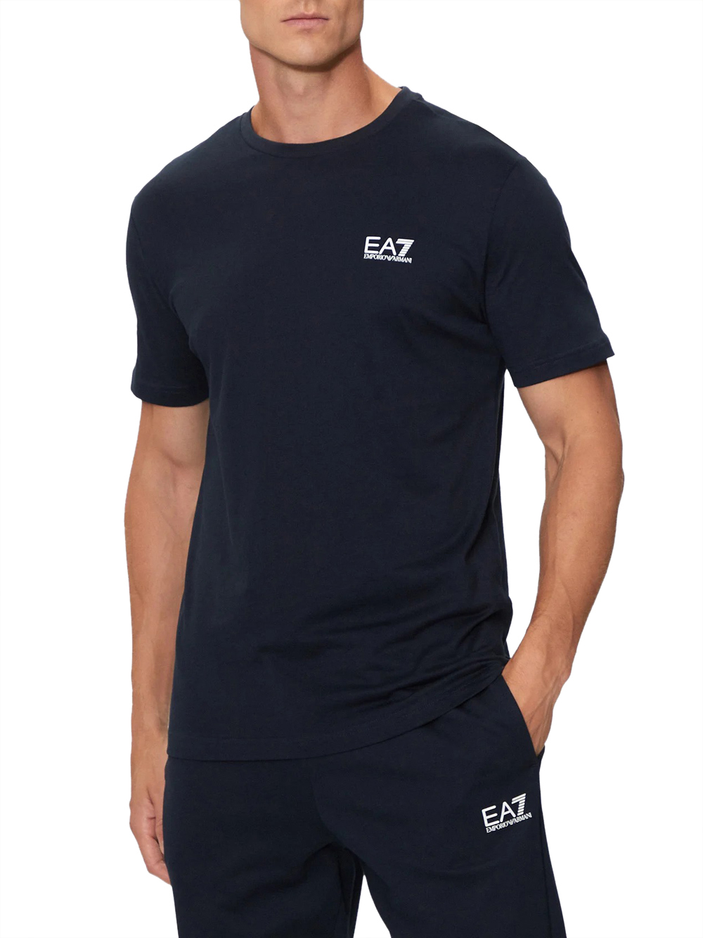 Ea7 Uomo Blu T-Shirt Da