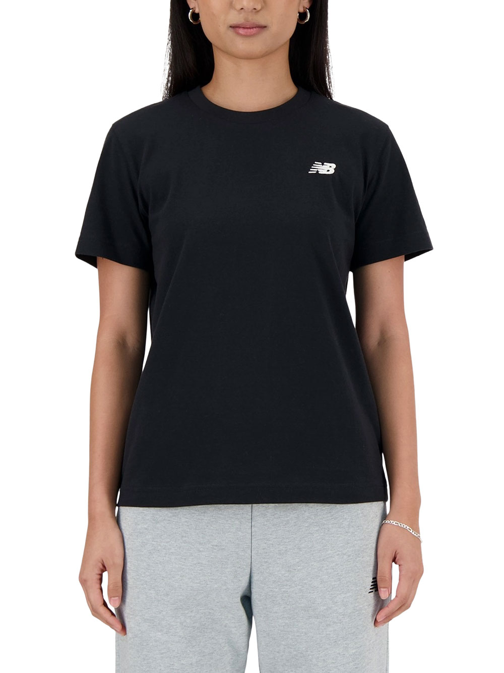 new balance t-shirt für frauen - schwarz größe l