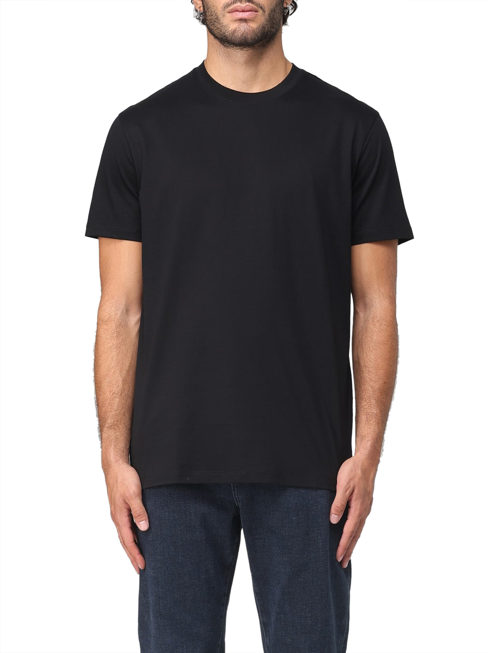 Armani-Exchange Uomo Nero T-Shirt Armani Exchange Da