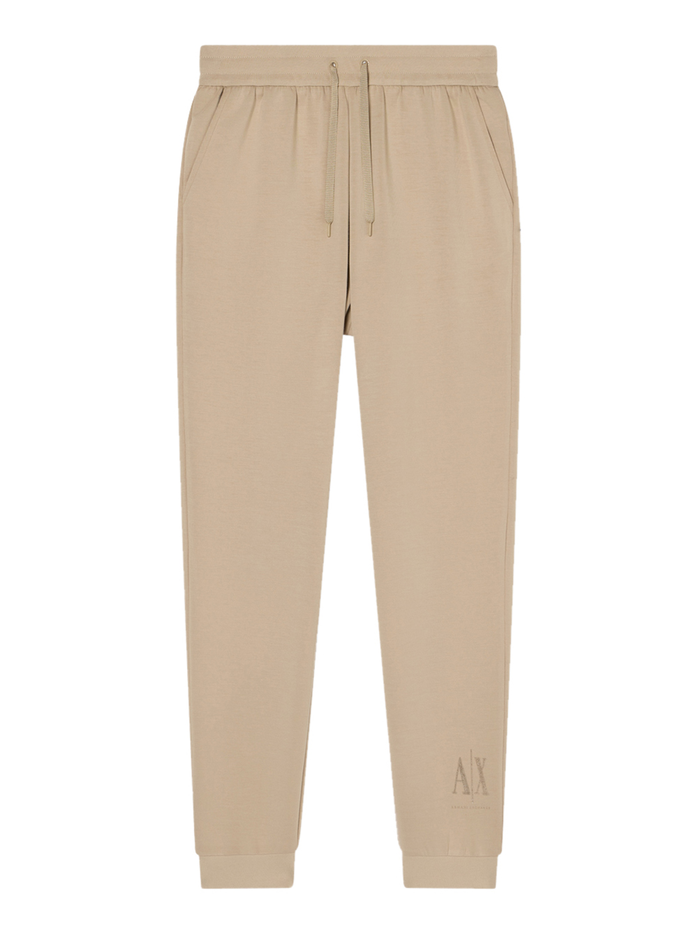 Armani-Exchange Donna Beige Pantalone Tuta Armani Exchange Da