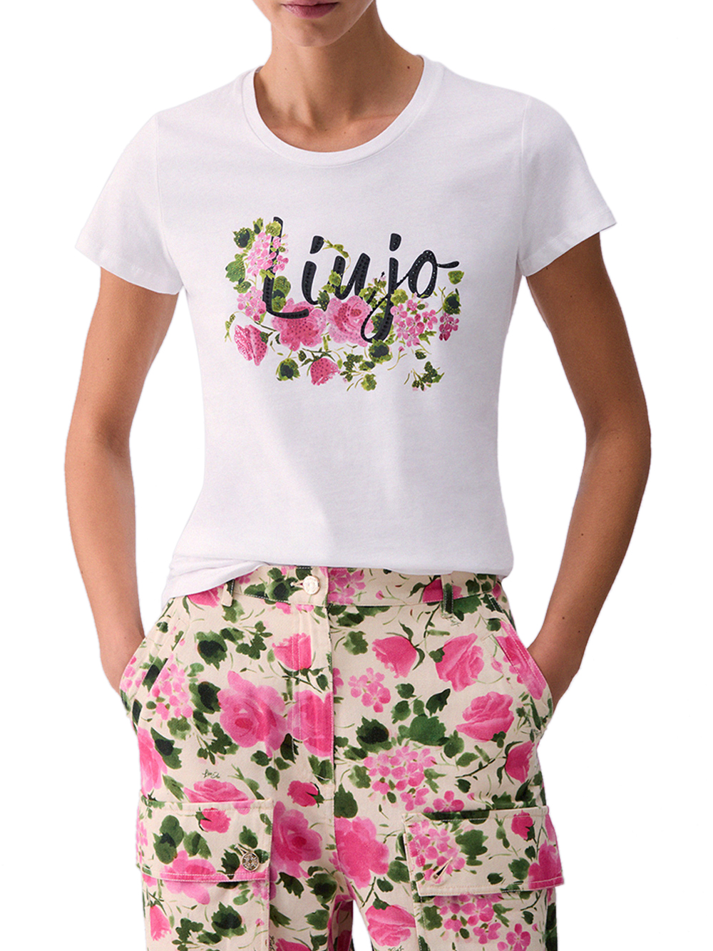 Liu-Jo Donna Bianco T-Shirt Liu Jo Da