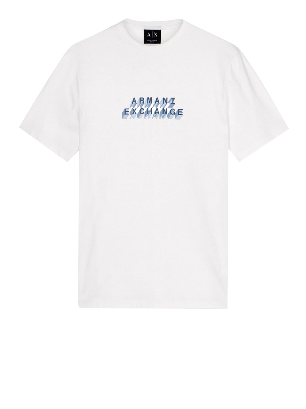 Armani-Exchange Uomo Bianco T-Shirt Armani Exchange Da