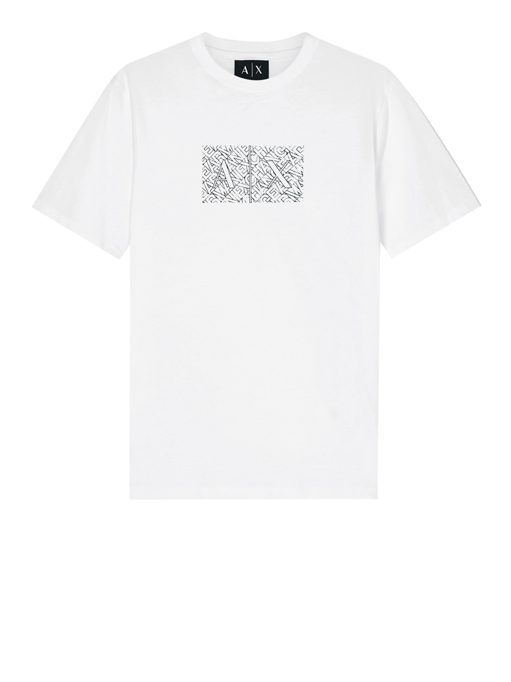 Armani-Exchange Uomo Bianco T-Shirt Armani Exchange Da