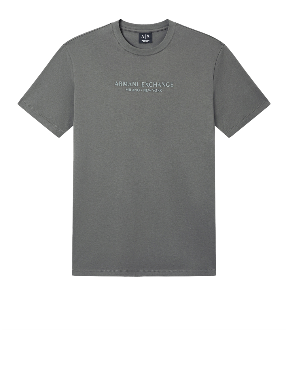 Armani-Exchange Uomo Grigio T-Shirt Armani Exchange Da