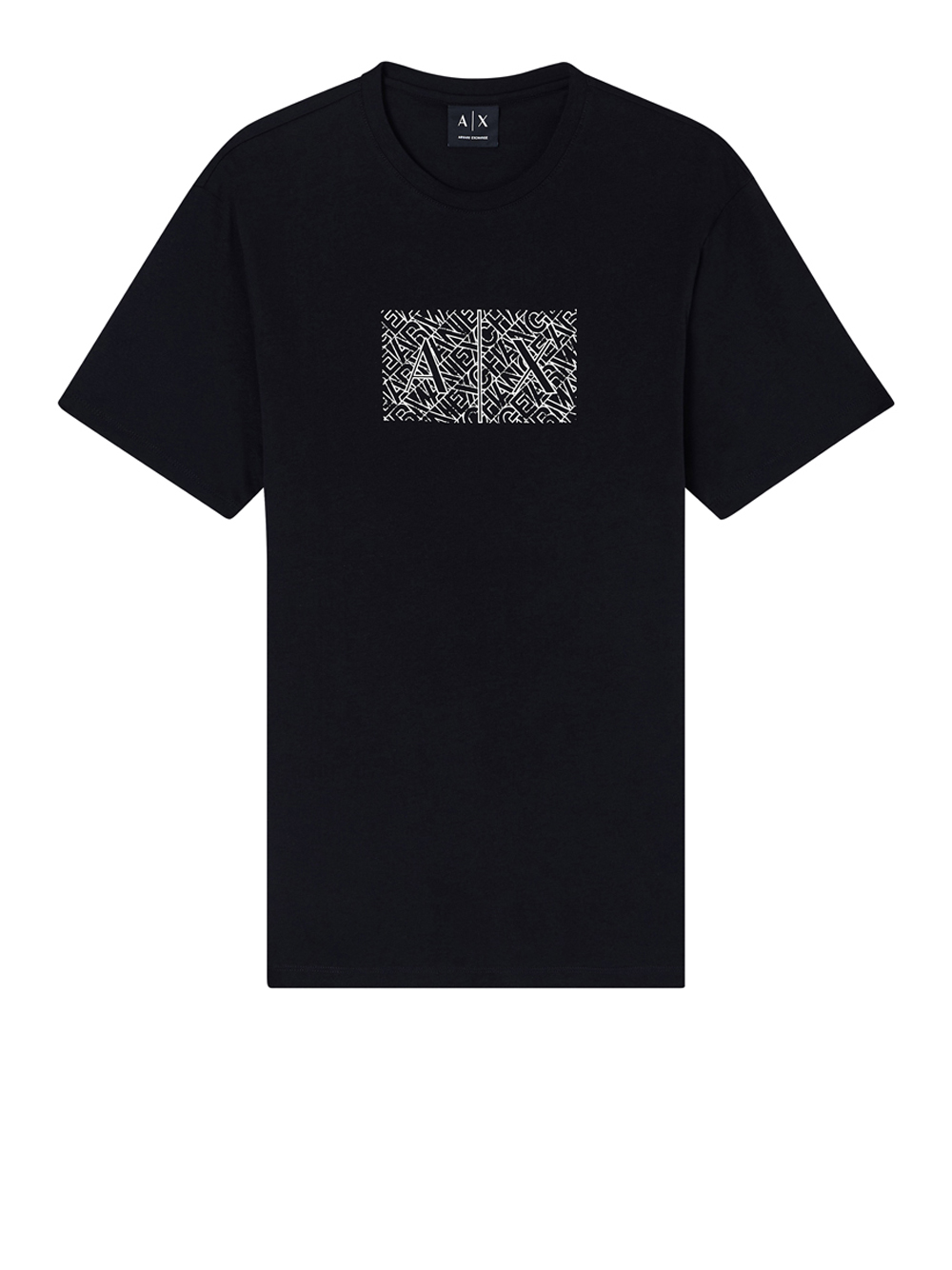 Armani-Exchange Uomo Nero T-Shirt Armani Exchange Da