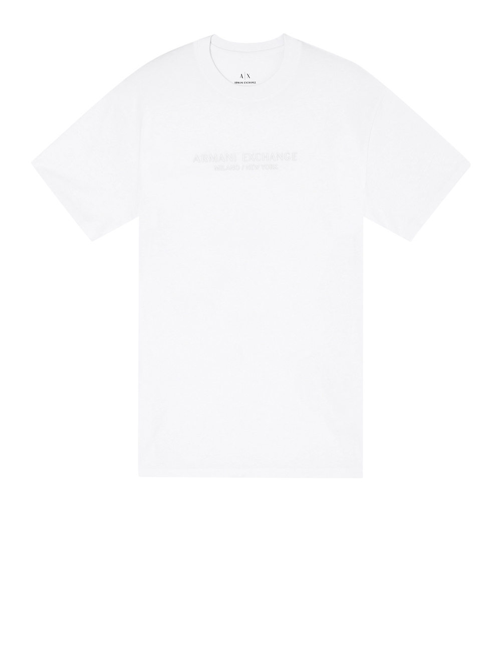 Armani-Exchange Uomo Bianco T-Shirt Armani Exchange Da