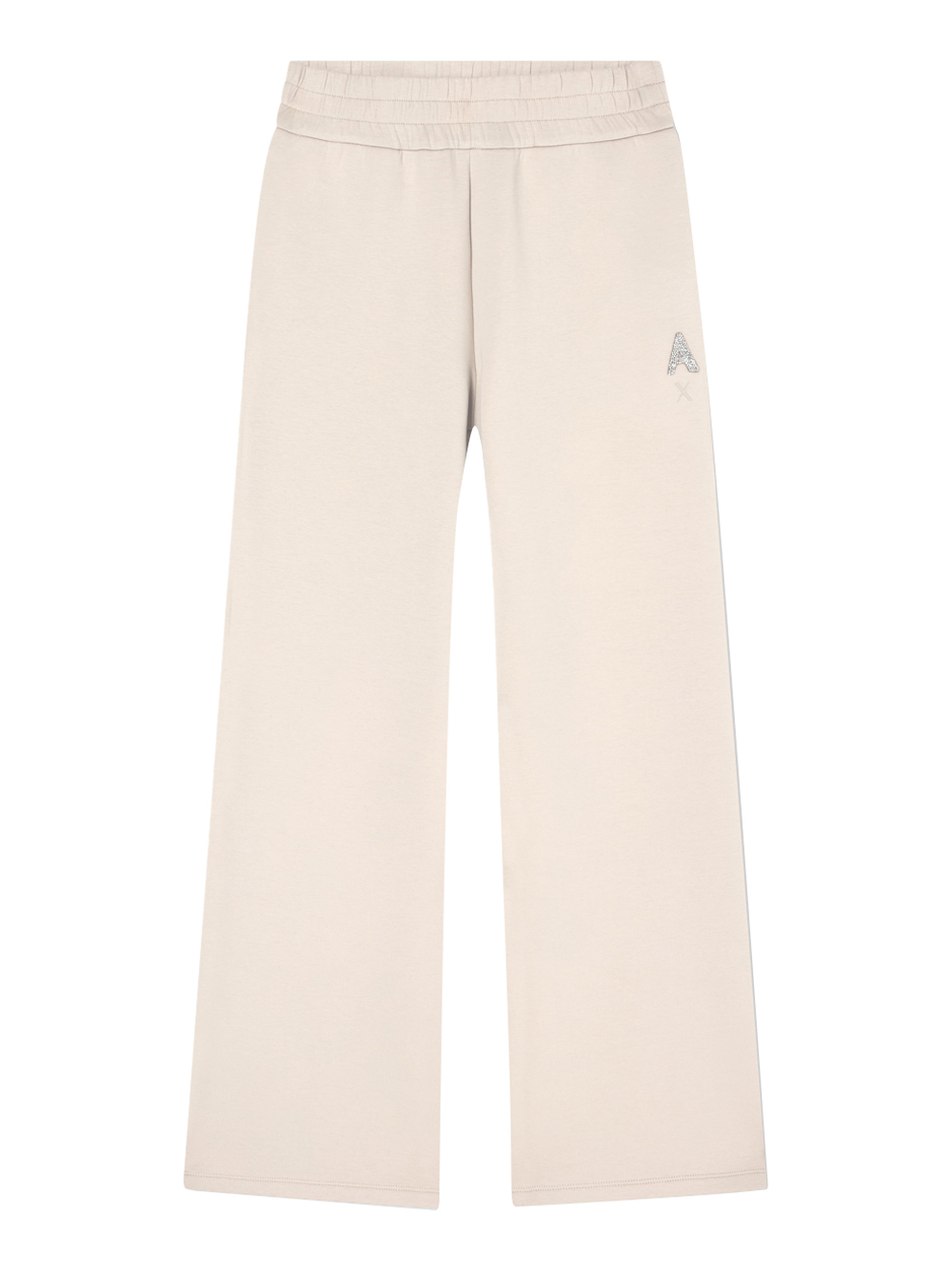 Armani-Exchange Donna Avorio Pantalone Tuta Armani Exchange Da
