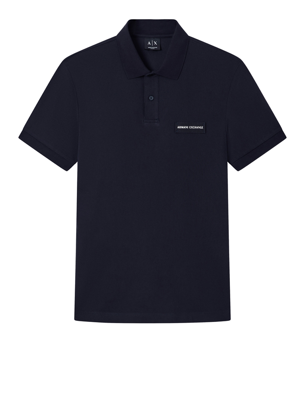 Armani-Exchange Uomo Blu Polo Armani Exchange Da