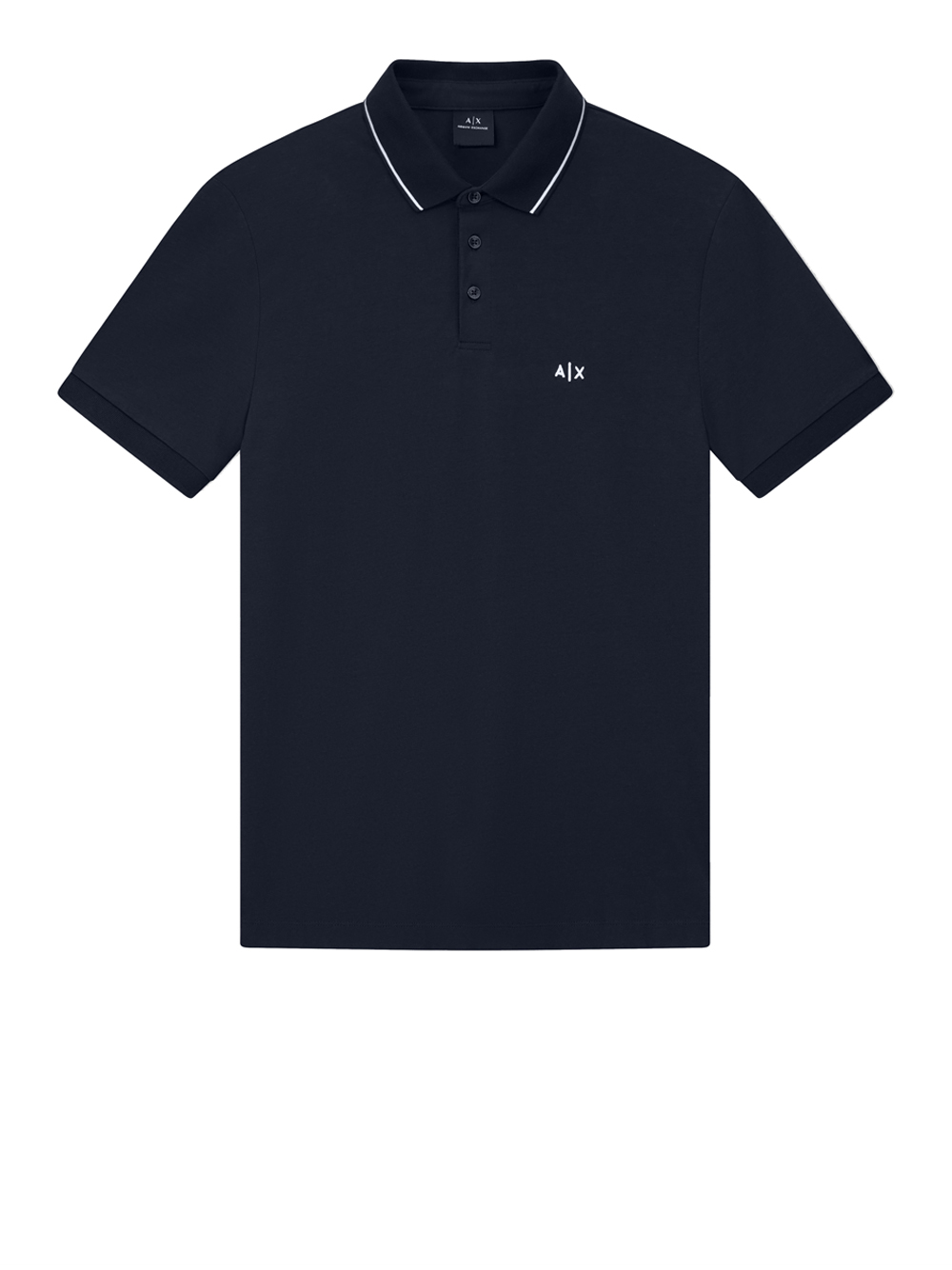 Armani-Exchange Uomo Blu Polo Armani Exchange Da