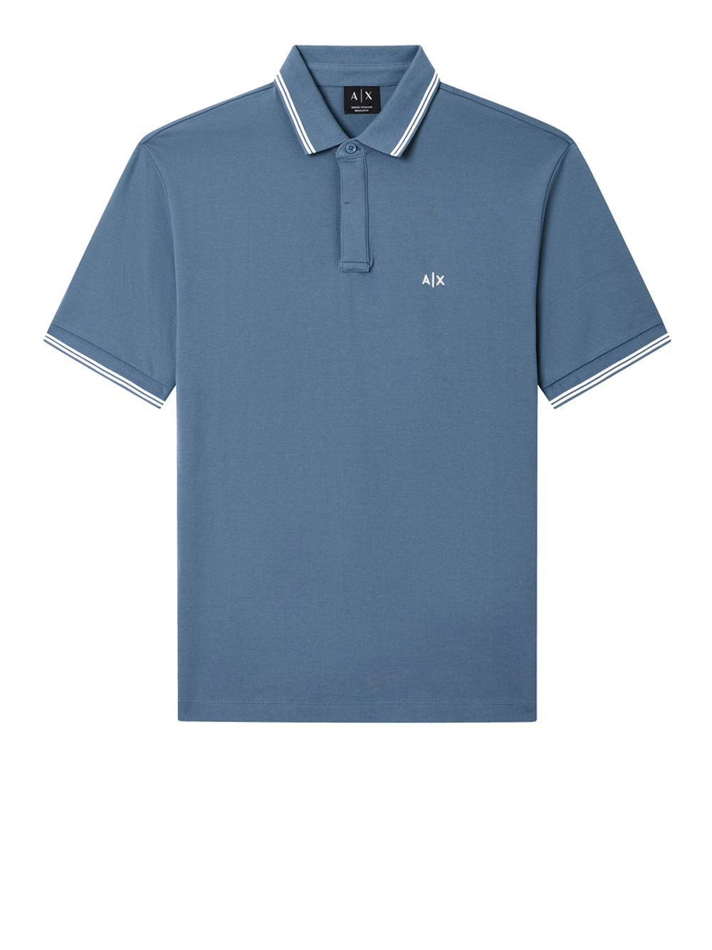 Armani-Exchange Uomo Blu Polo Armani Exchange Da