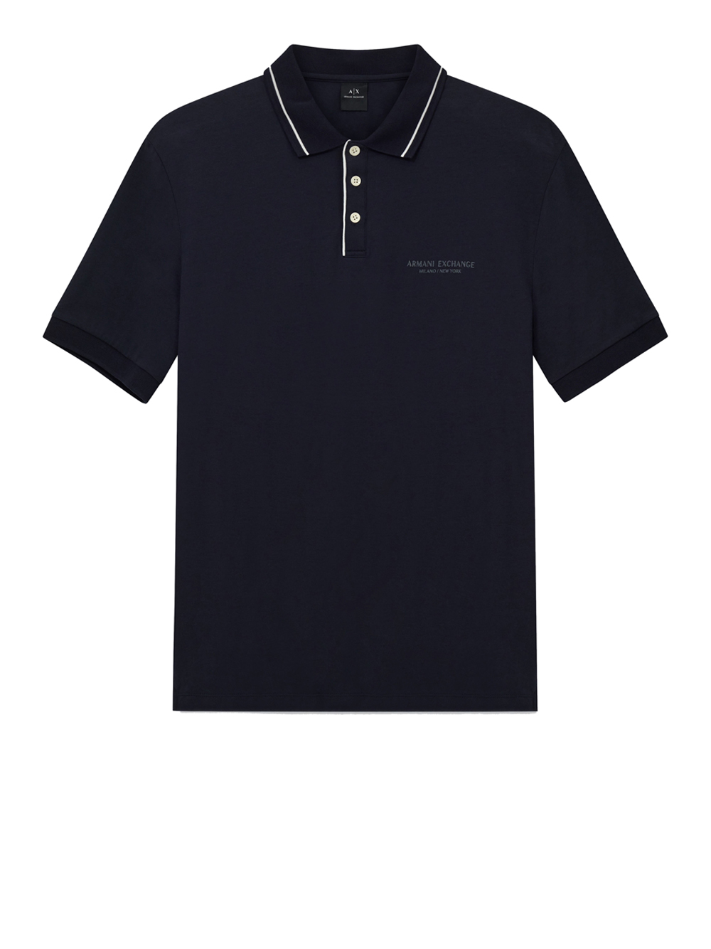 Armani-Exchange Uomo Blu Polo Armani Exchange Da