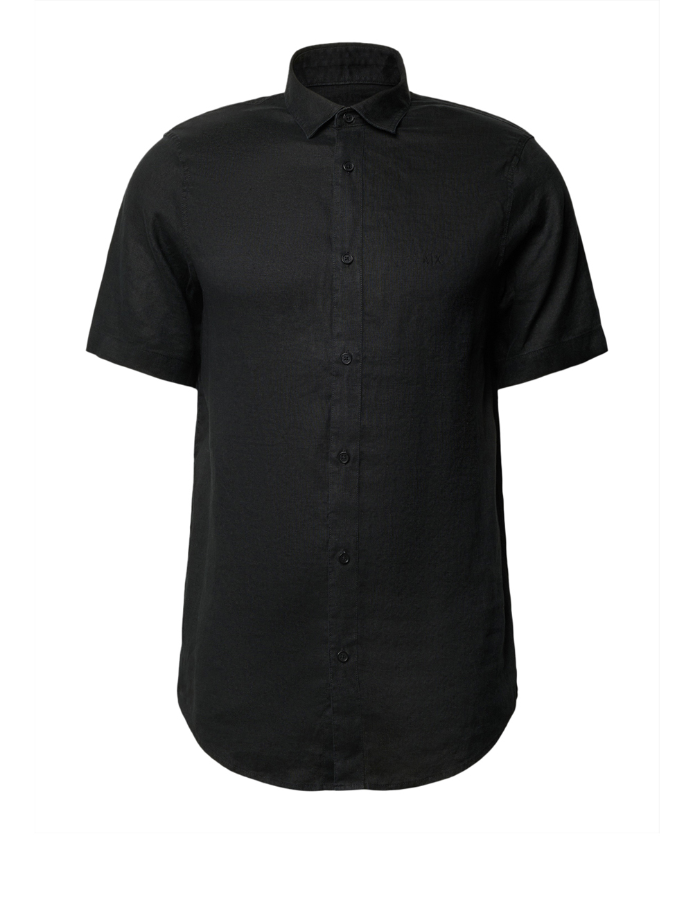Armani-Exchange Uomo Nero Camicia Casual Armani Exchange Da