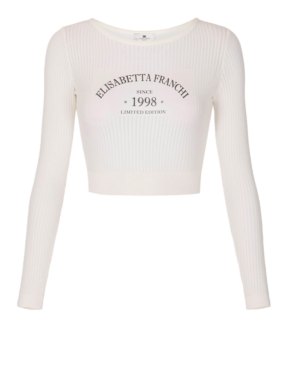 elisabetta franchi pullover ivory - damen größe 42
