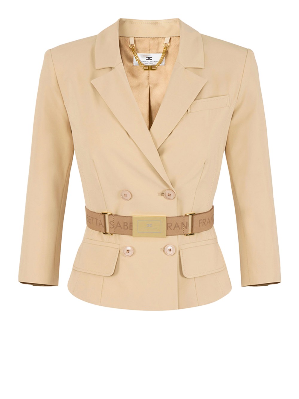 giacca elisabetta franchi da donna - cammello