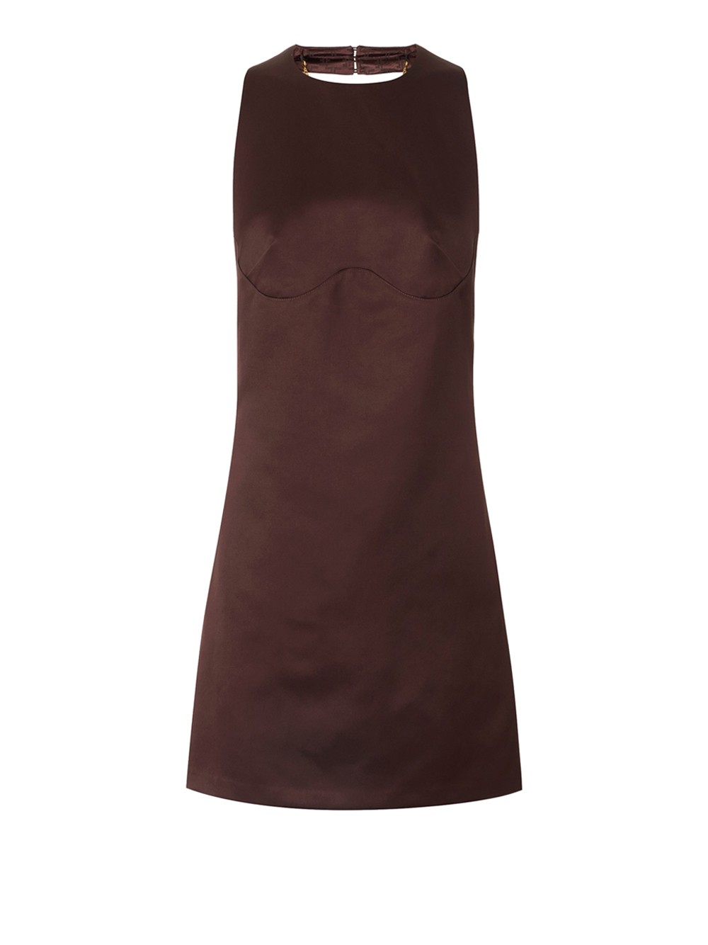 elisabetta franchi mini-kleid braun - damen größe 40