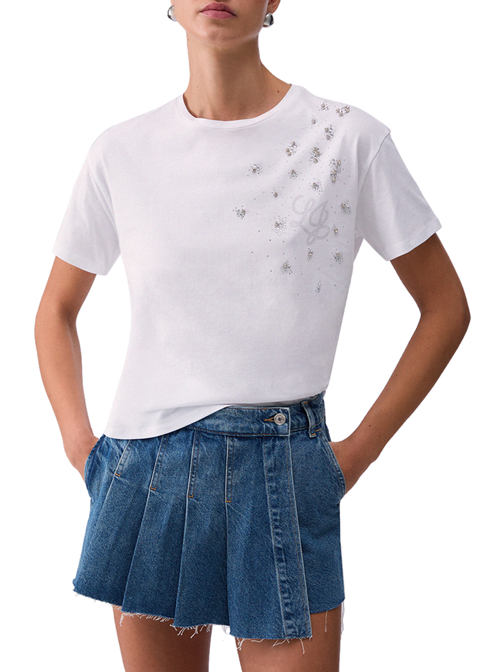 Liu-Jo Donna Bianco T-Shirt Liu Jo Da