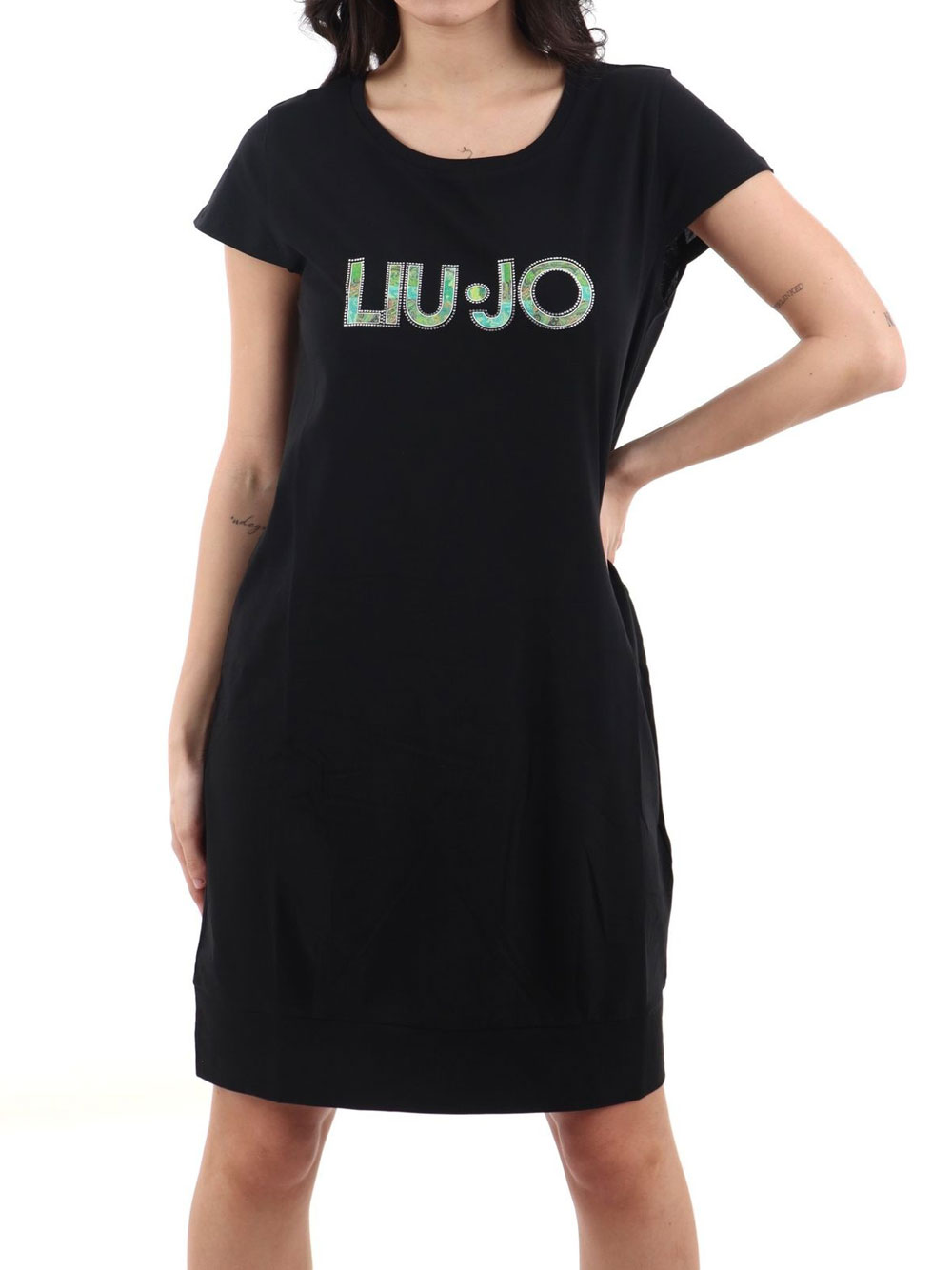 Liu-Jo Donna Nero Vestito Mini Liu Jo Da
