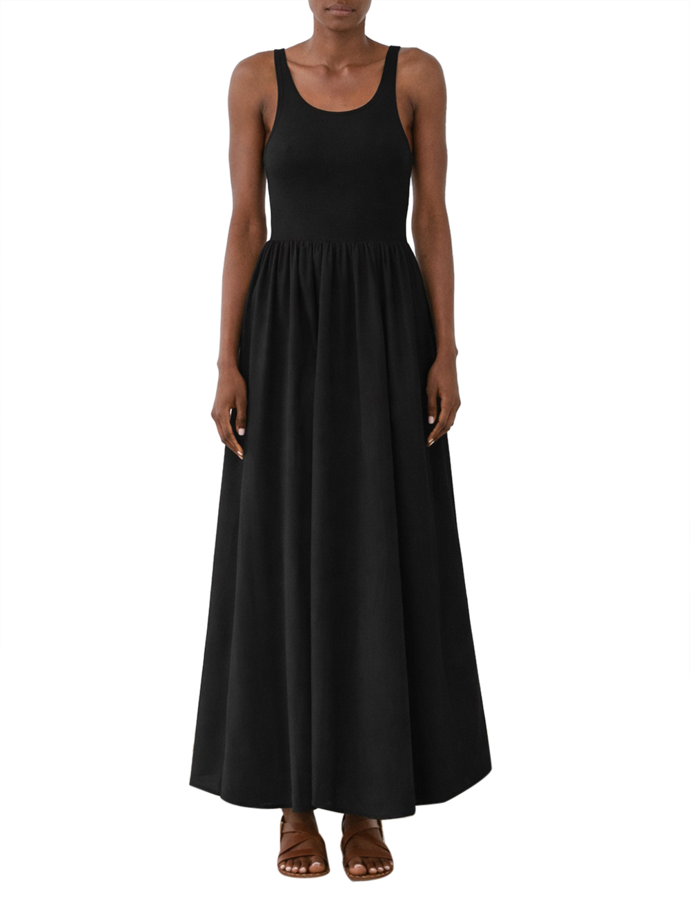vestito longuette eleh da donna - nero taglia 44