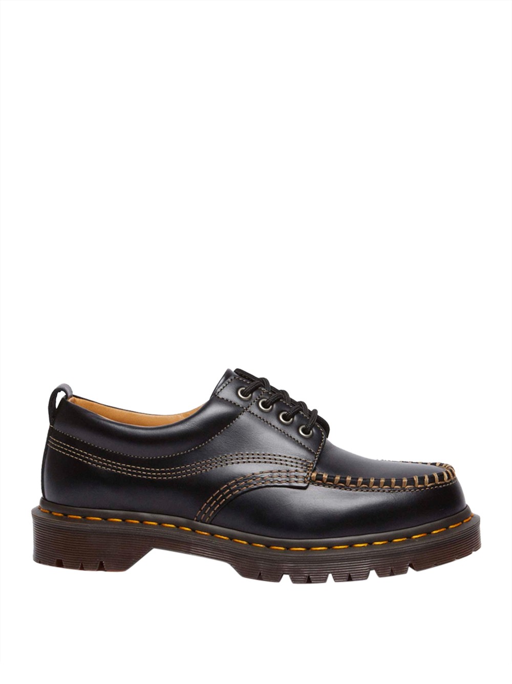 dr. martens lowell men's laced shoes - black size 40