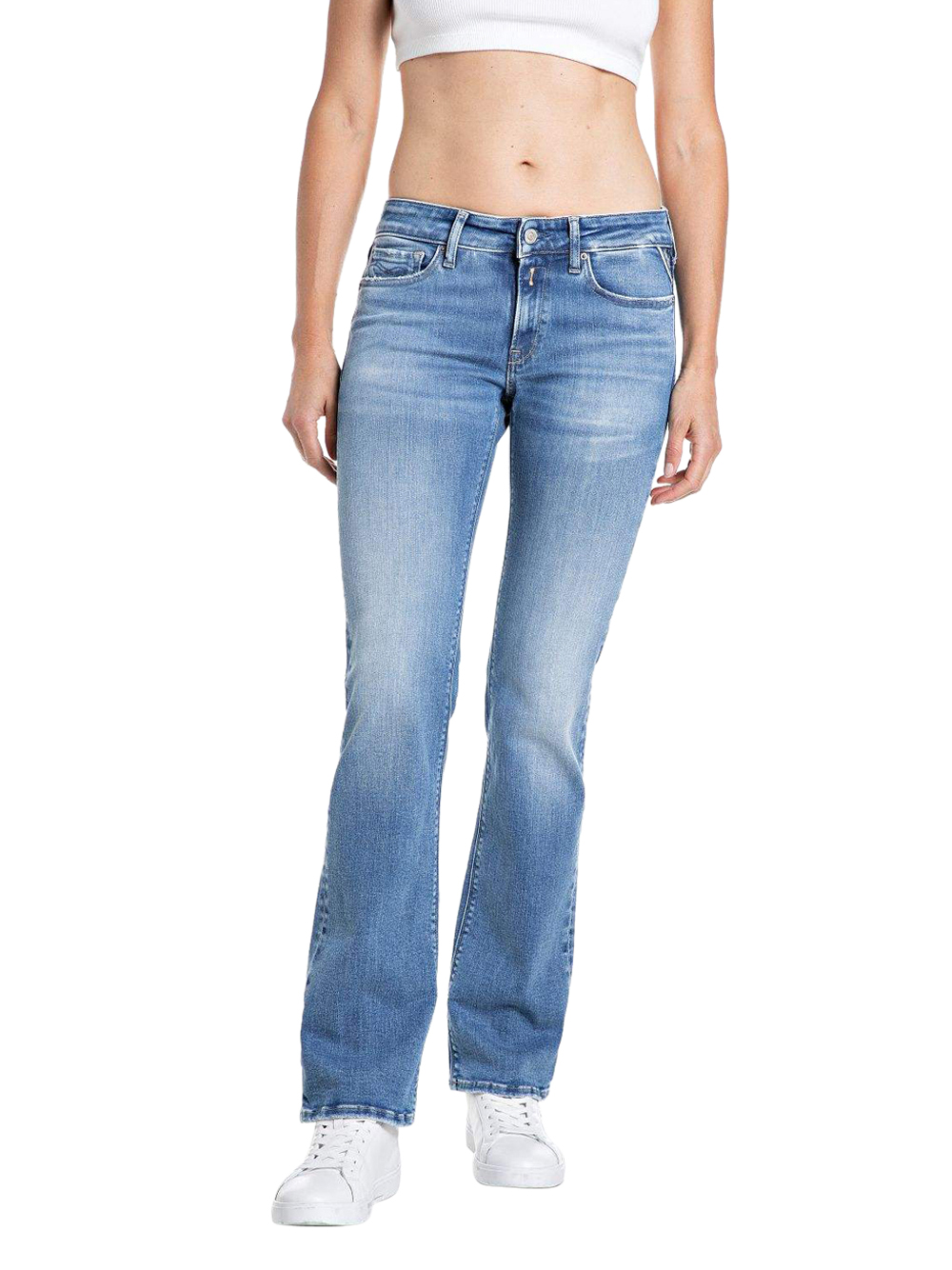 Replay Donna Blu Jeans Bootcut New Luz Da