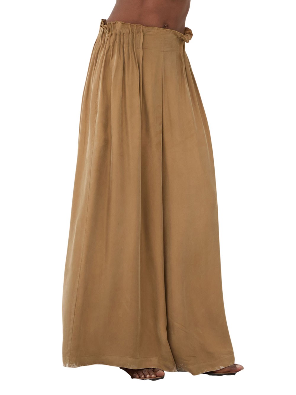 eleh palazzo-hose beige - damen größe 38