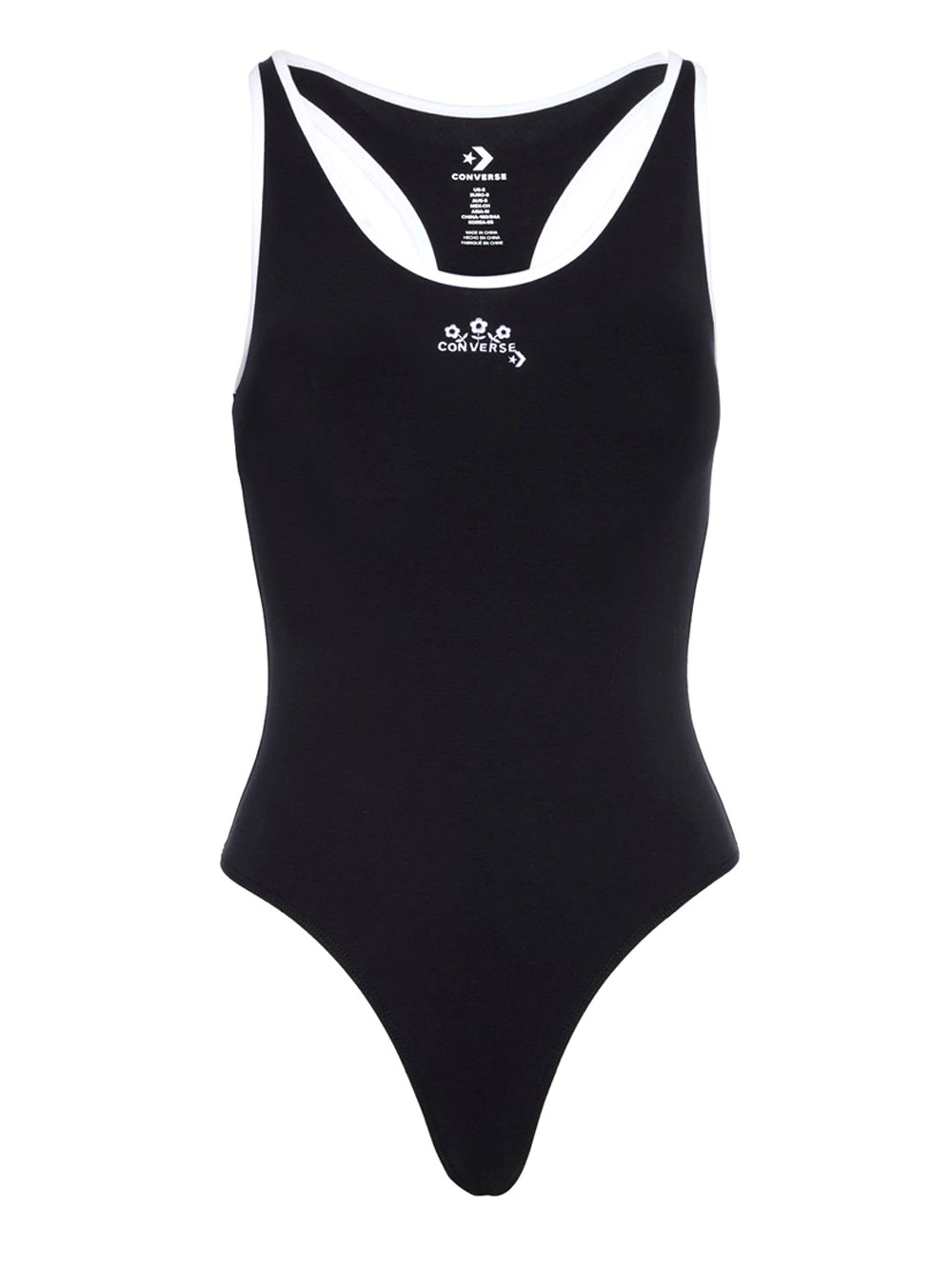 body converse da donna - nero taglia xs