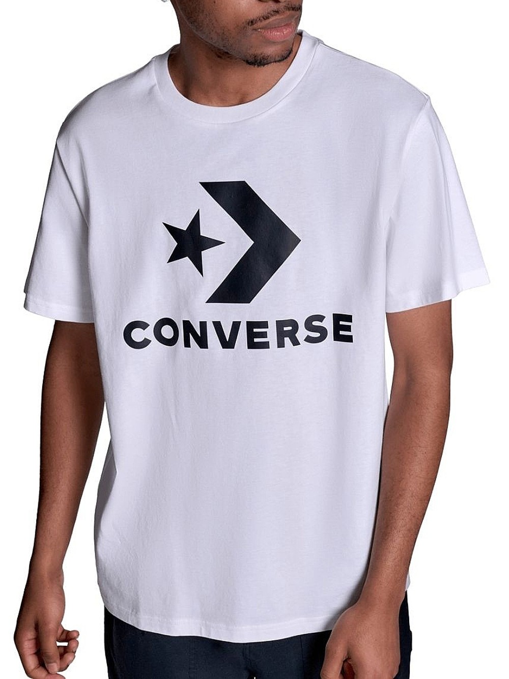 converse t-shirt weiß - herren größe s
