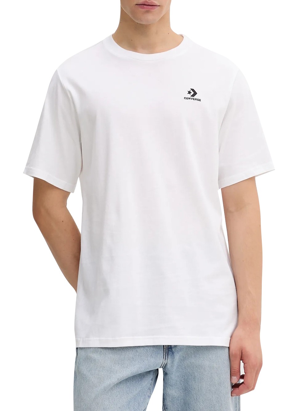 converse t-shirt weiß - herren größe l