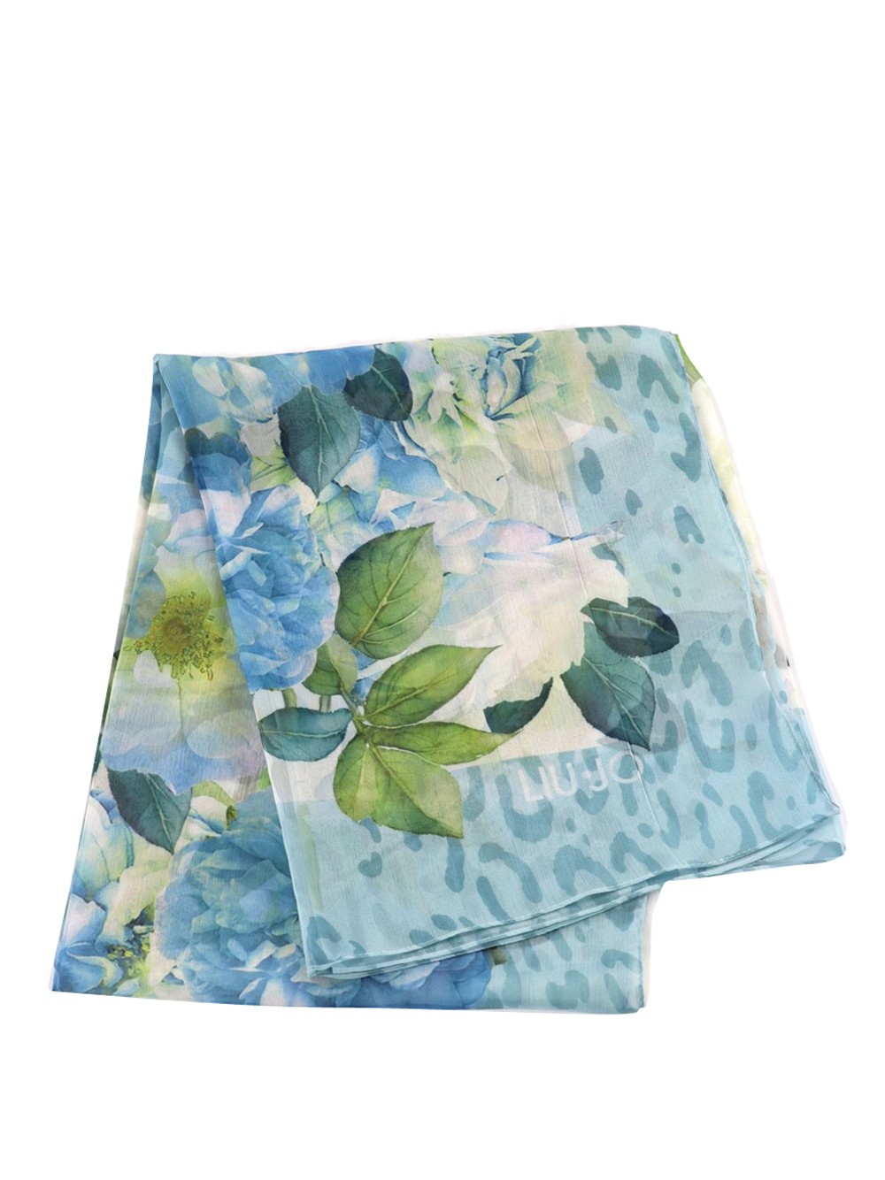 Liu-Jo Donna Celeste Foulard Liu Jo Peony Animalier Da