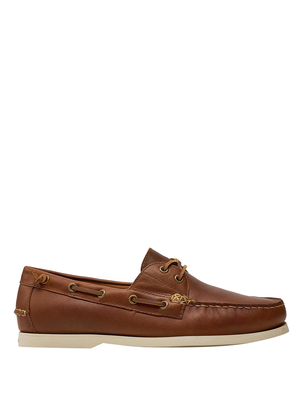 Ralph-Lauren Uomo Beige Mocassini Ralph Lauren Merton Boat Da